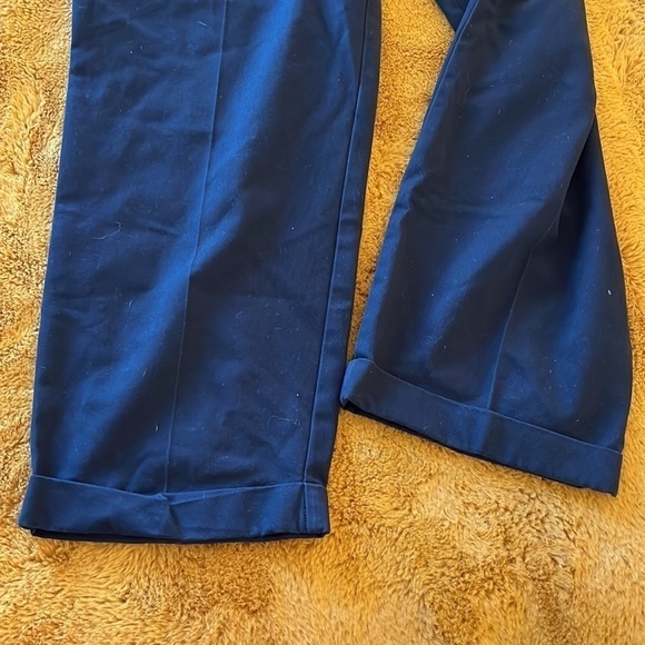 𝅺izod Men’s Trouser Pants Navy Size 34 - Picture 5 of 5